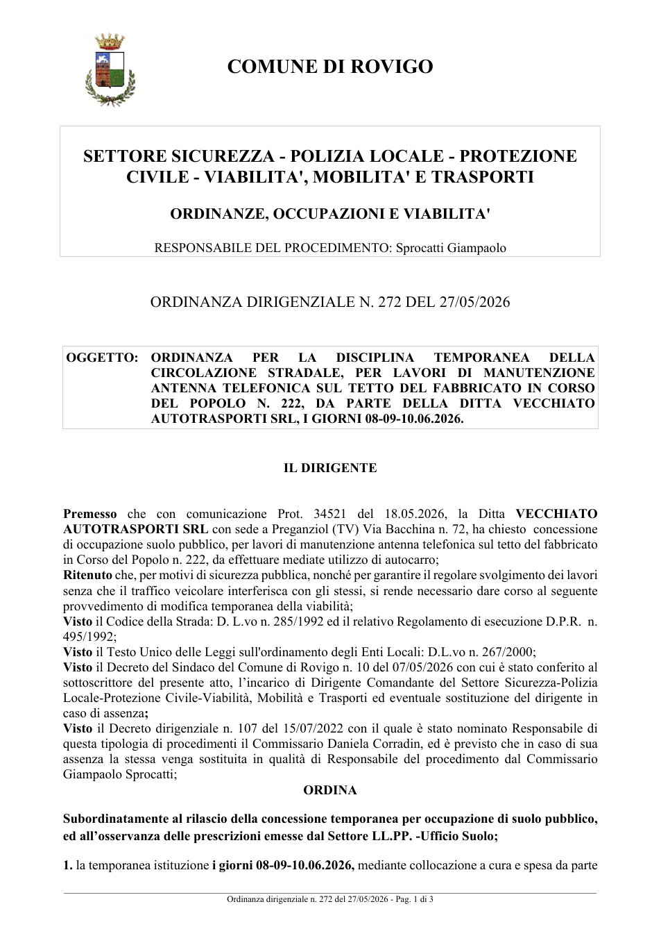 Pagina 1 del documento