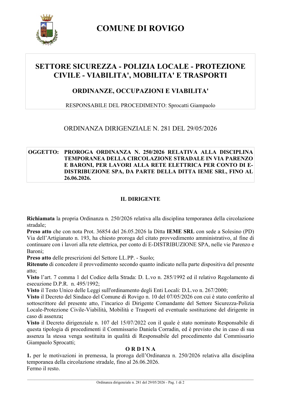 Pagina 1 del documento