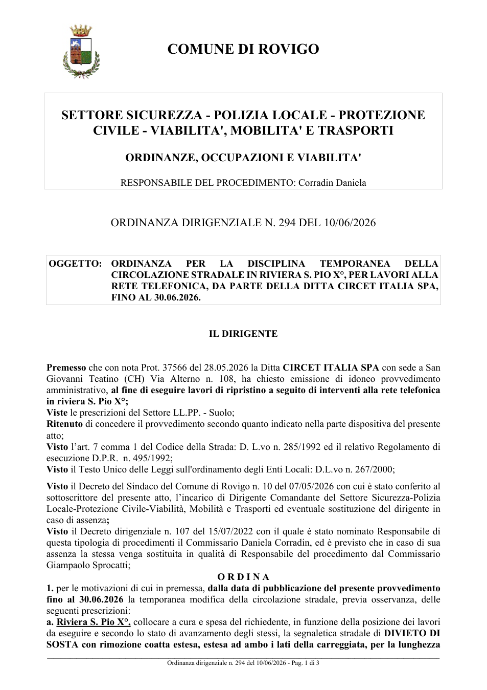 Pagina 1 del documento