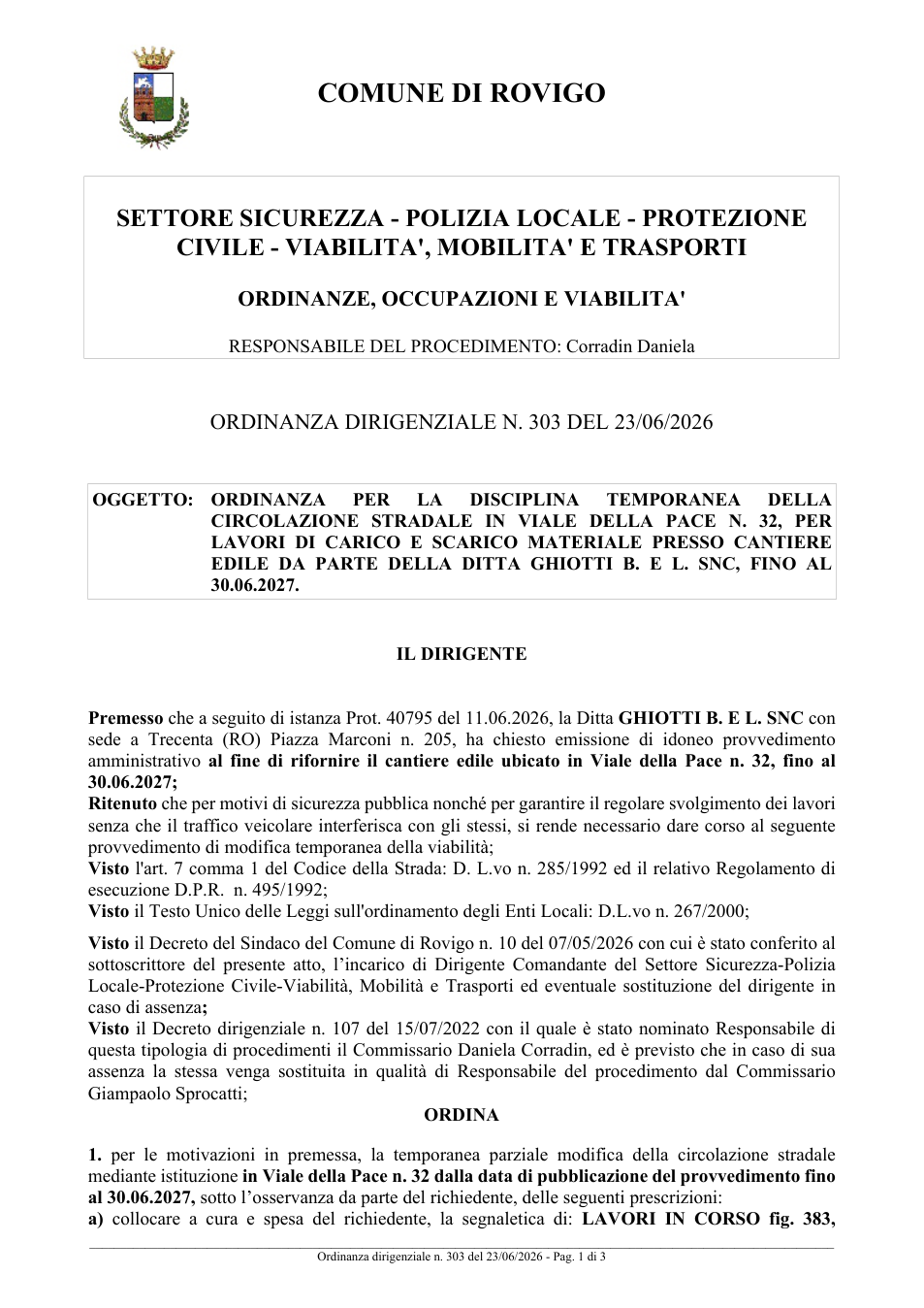 Pagina 1 del documento
