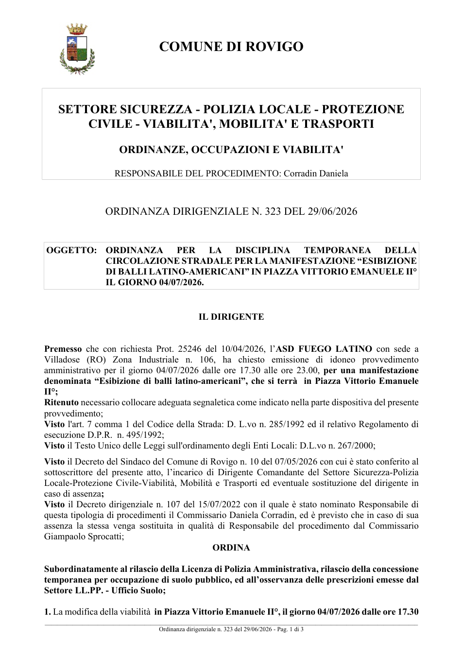 Pagina 1 del documento
