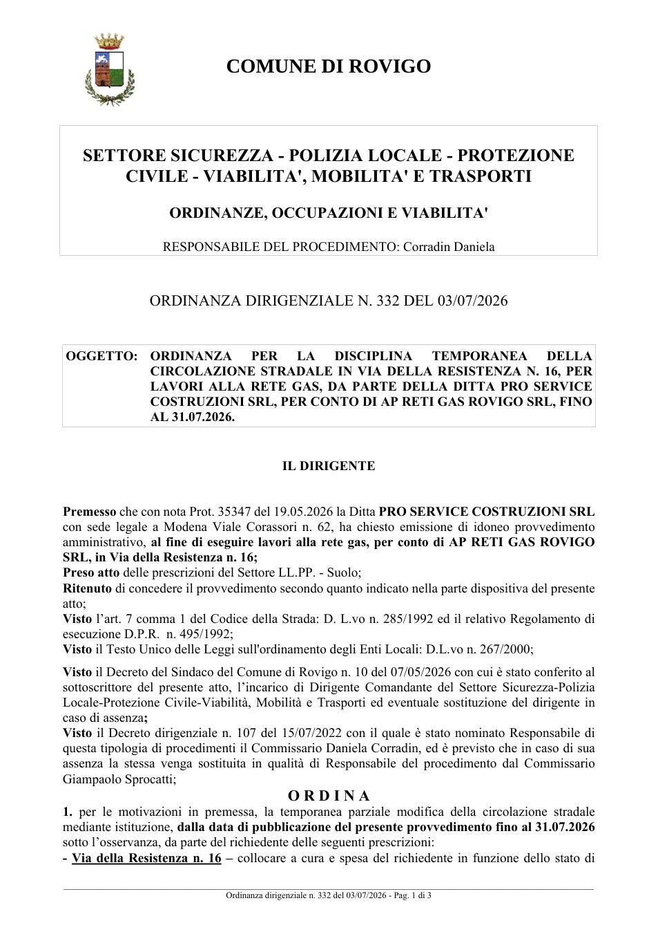Pagina 1 del documento