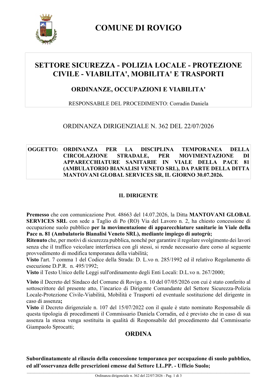 Pagina 1 del documento