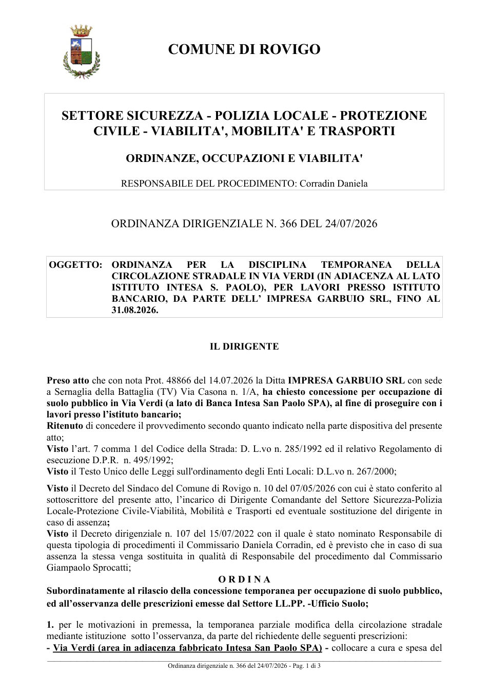 Pagina 1 del documento