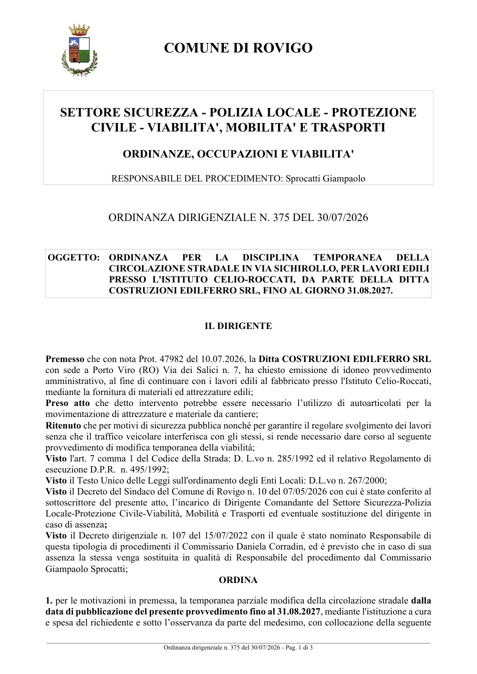 Pagina 1 del documento
