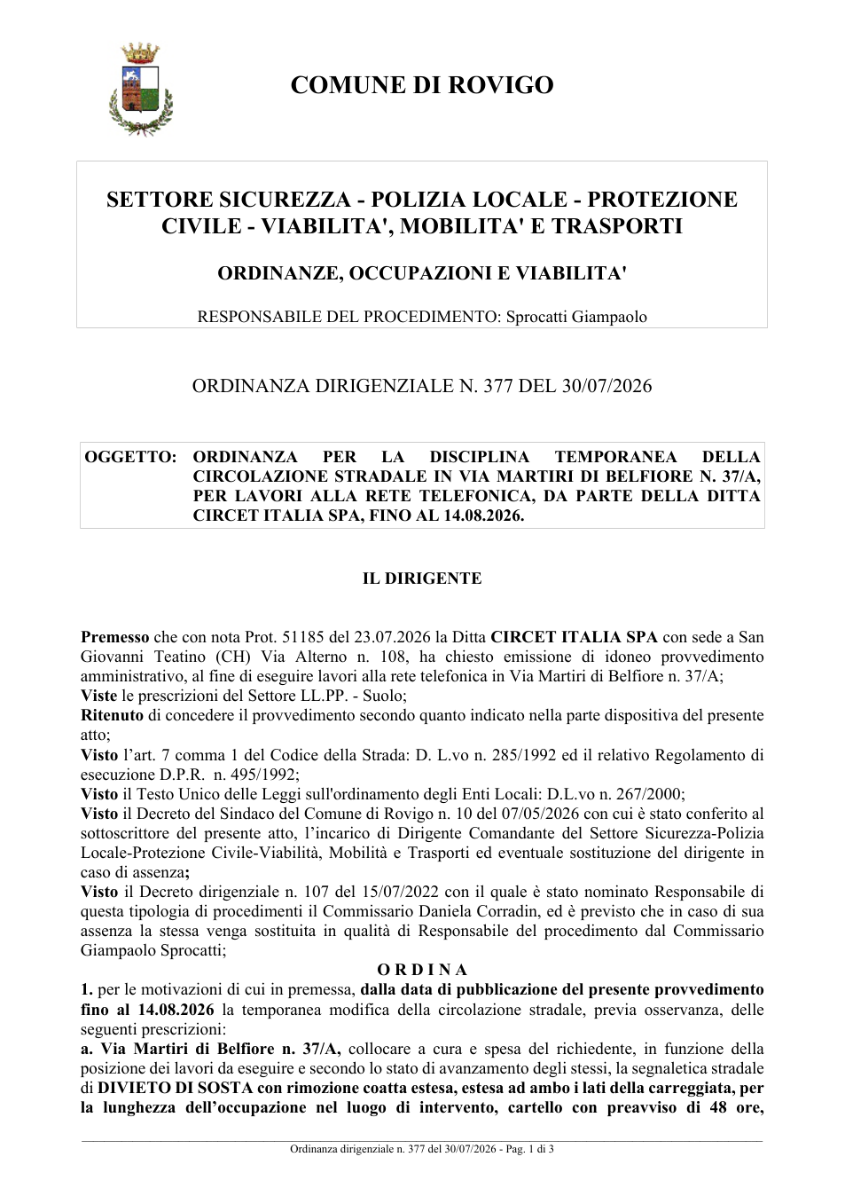 Pagina 1 del documento