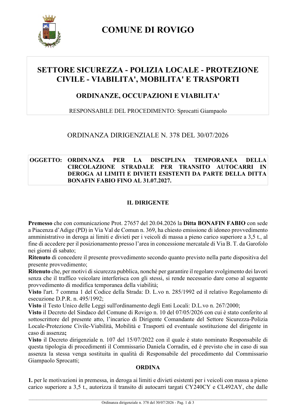 Pagina 1 del documento