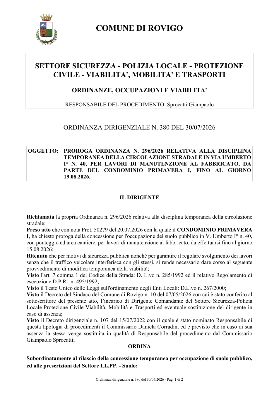 Pagina 1 del documento
