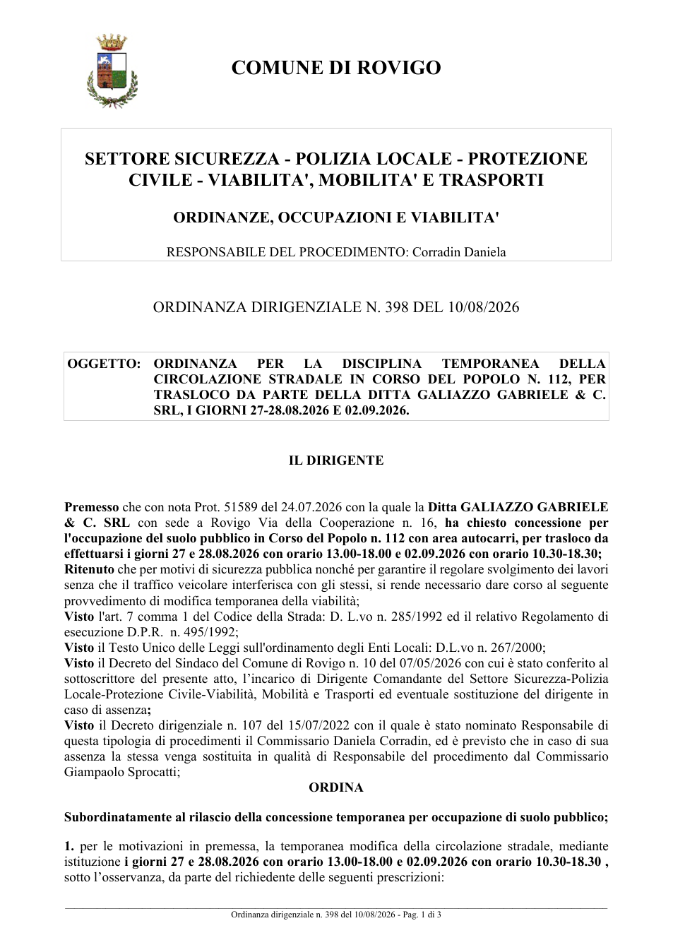 Pagina 1 del documento