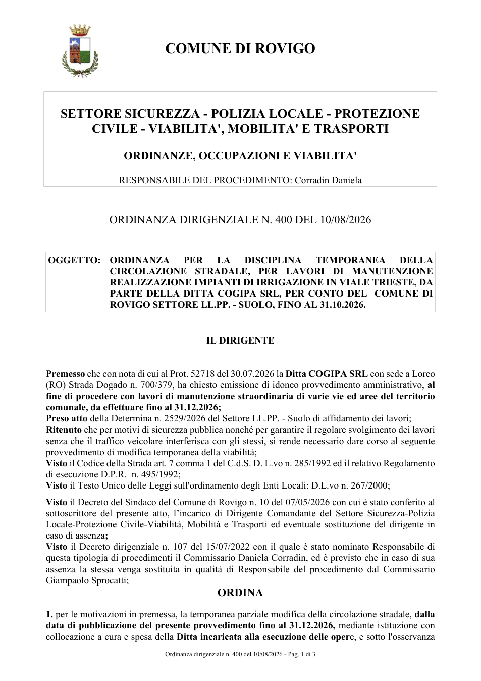 Pagina 1 del documento