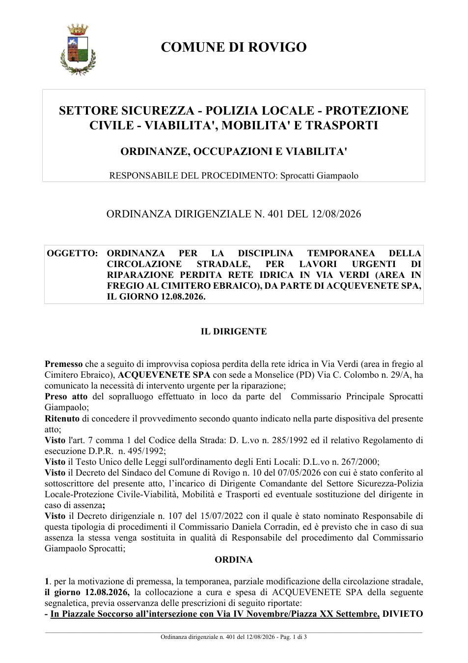 Pagina 1 del documento