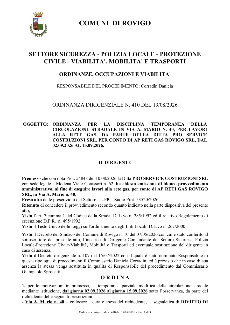 Pagina 1 del documento