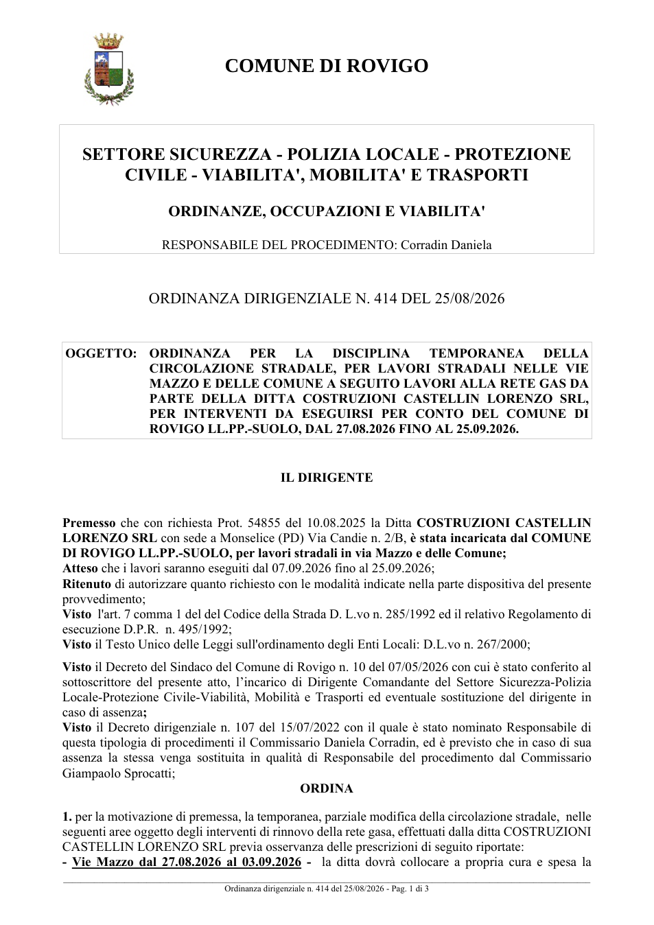 Pagina 1 del documento