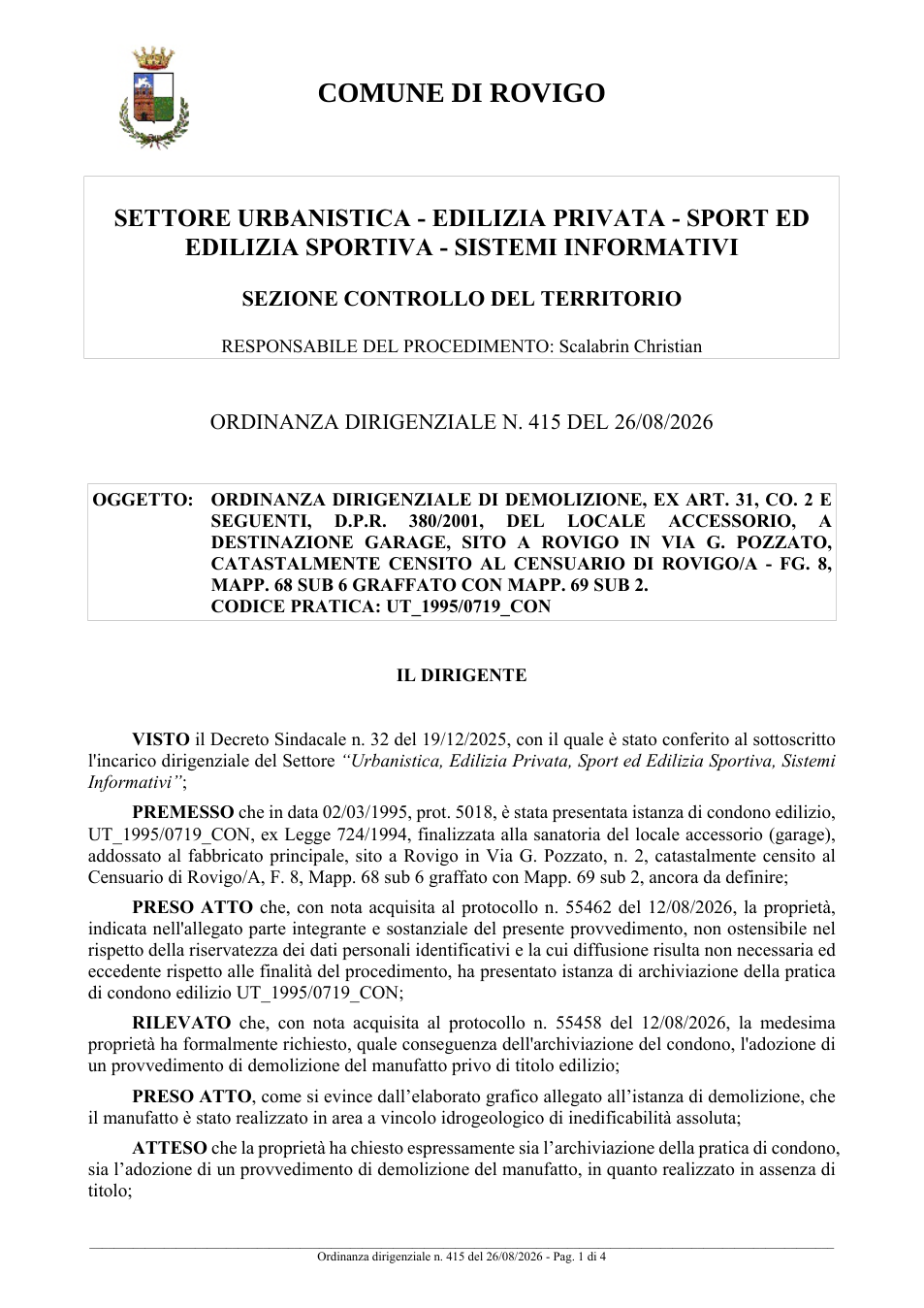 Pagina 1 del documento