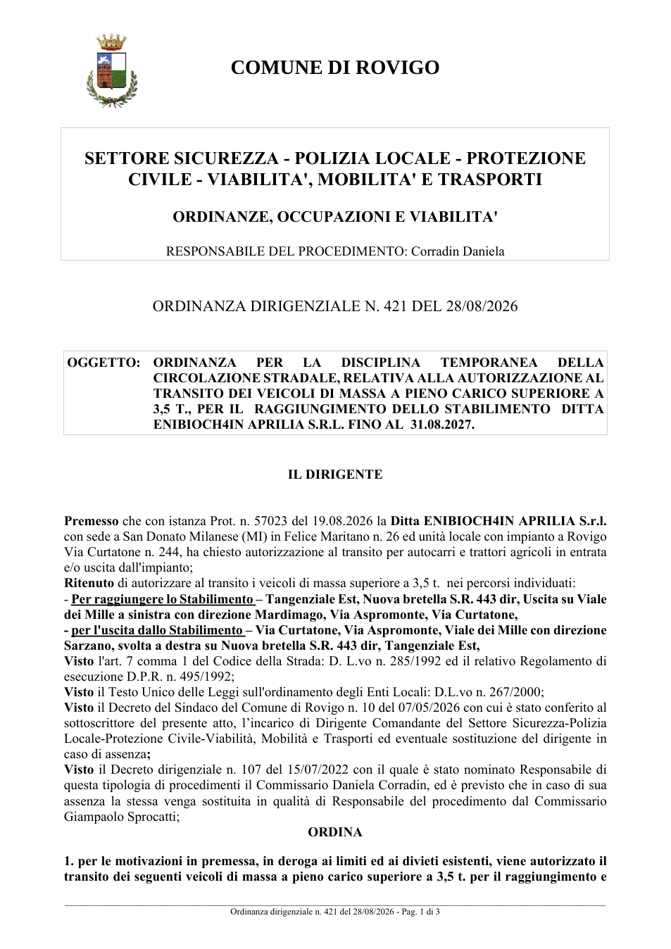 Pagina 1 del documento