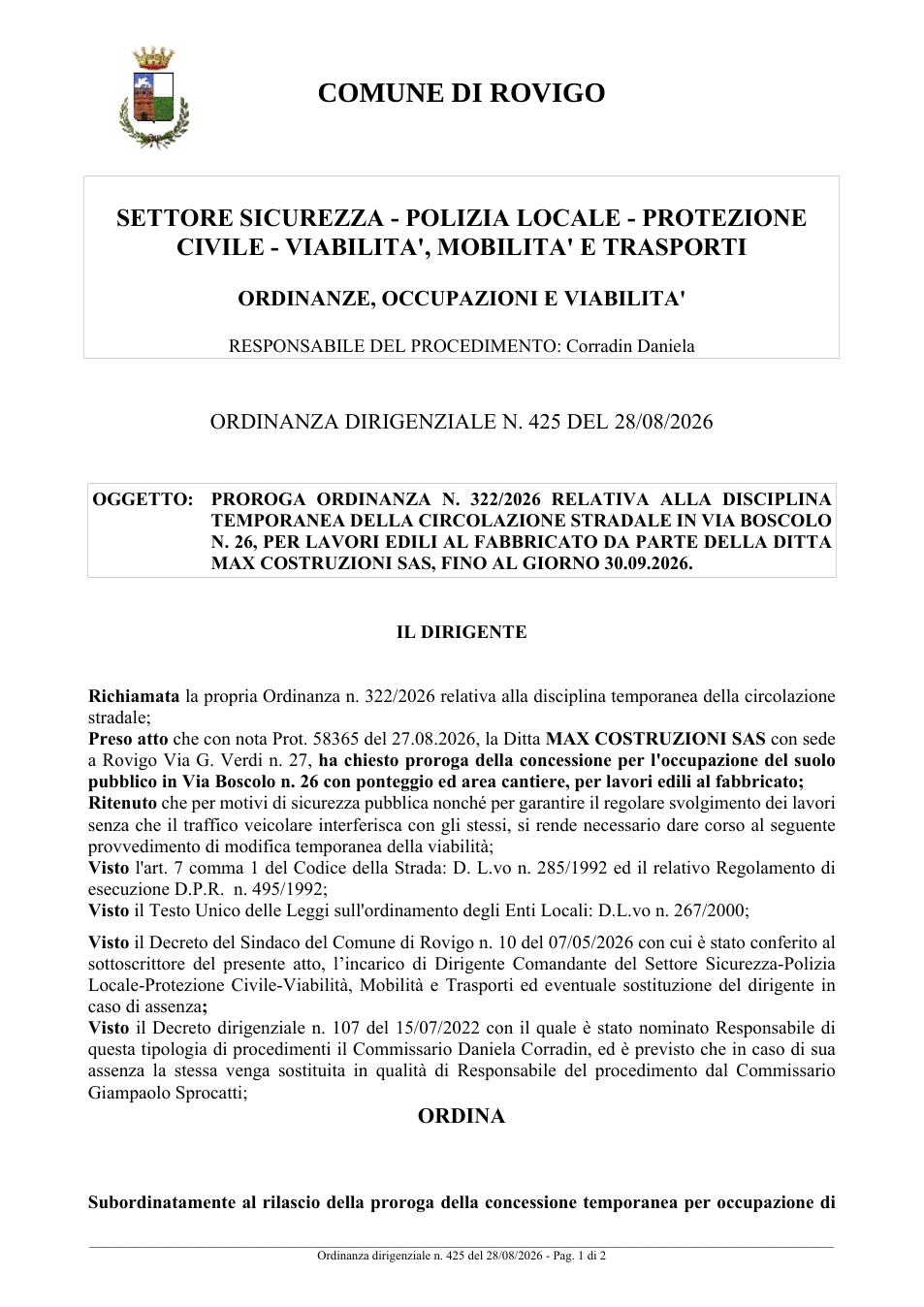 Pagina 1 del documento