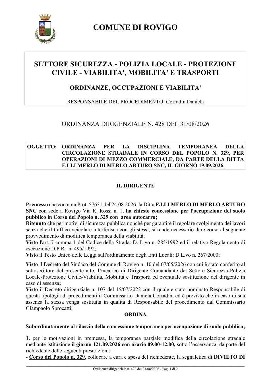 Pagina 1 del documento