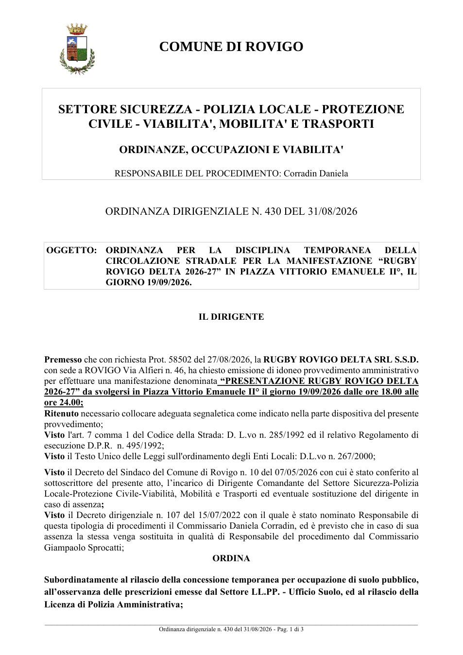 Pagina 1 del documento