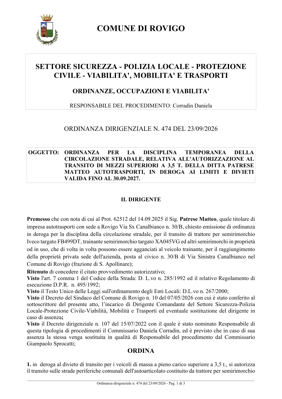 Pagina 1 del documento