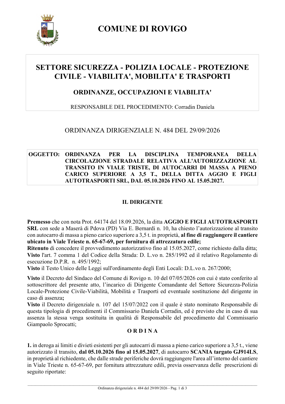 Pagina 1 del documento