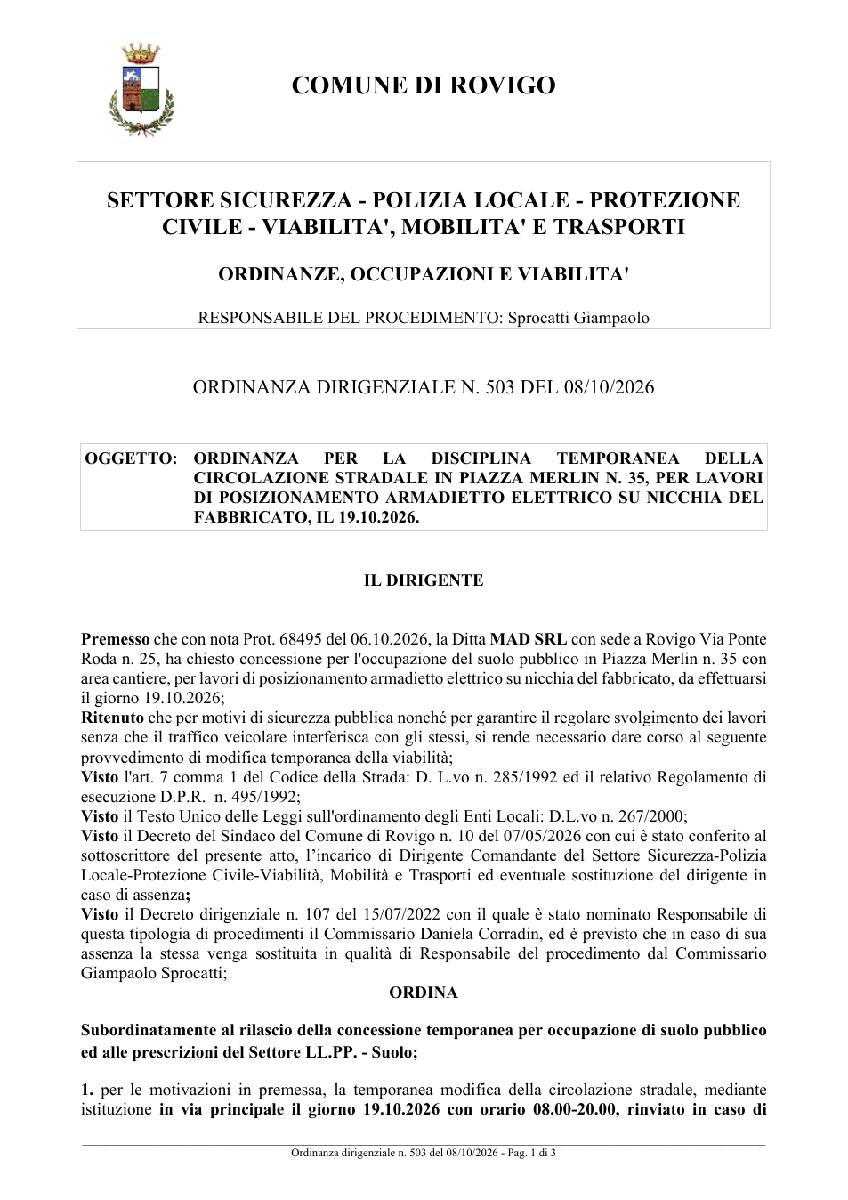 Pagina 1 del documento