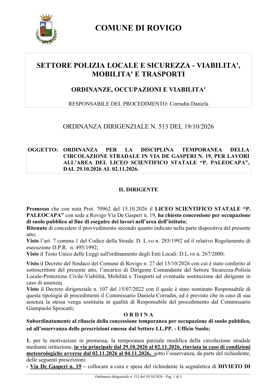 Pagina 1 del documento