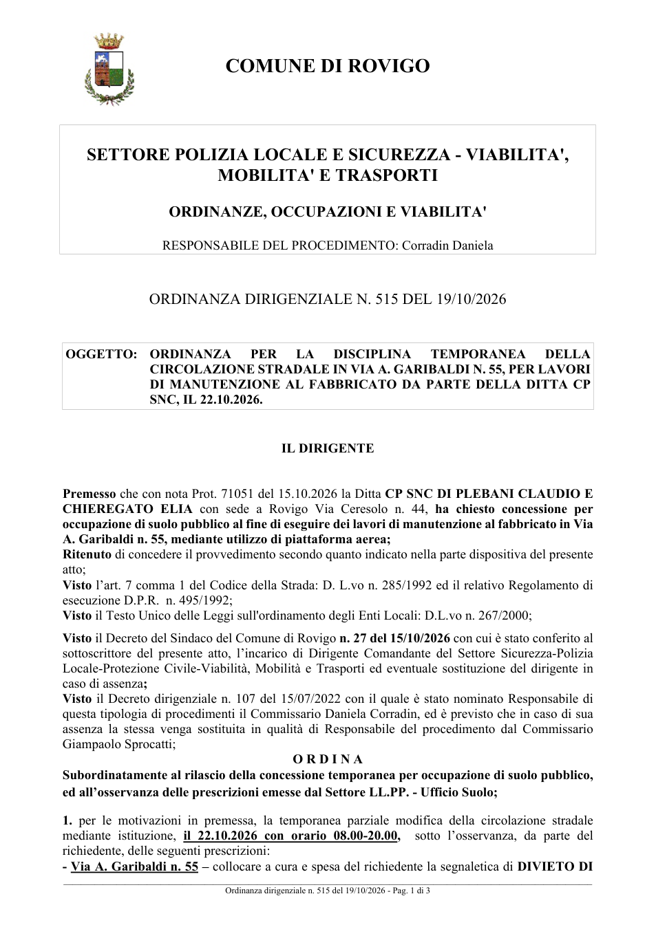 Pagina 1 del documento