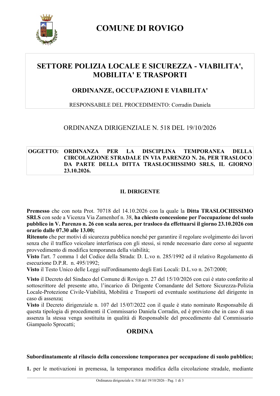 Pagina 1 del documento