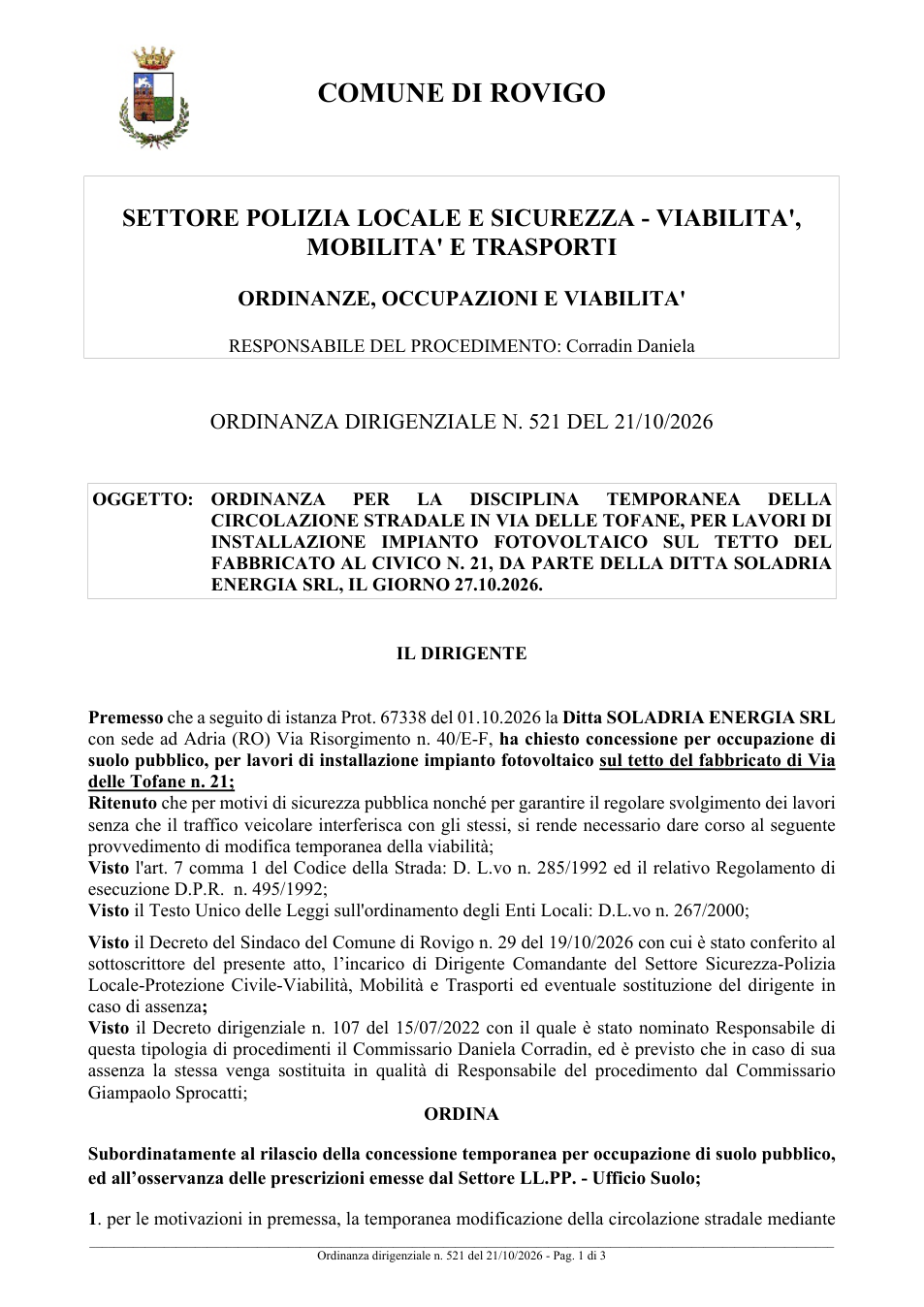 Pagina 1 del documento