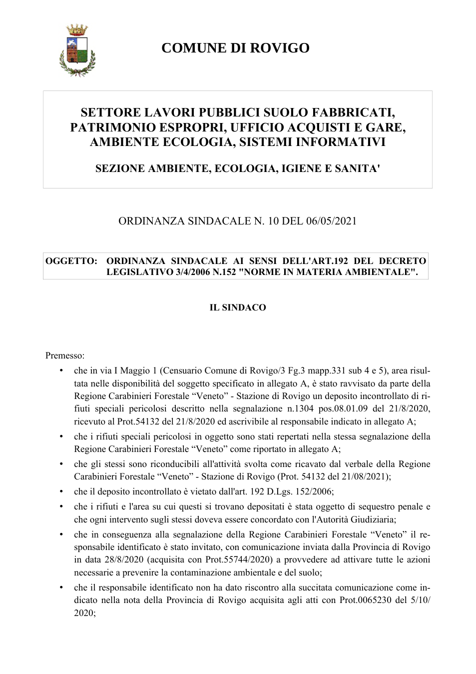 Pagina 1 del documento