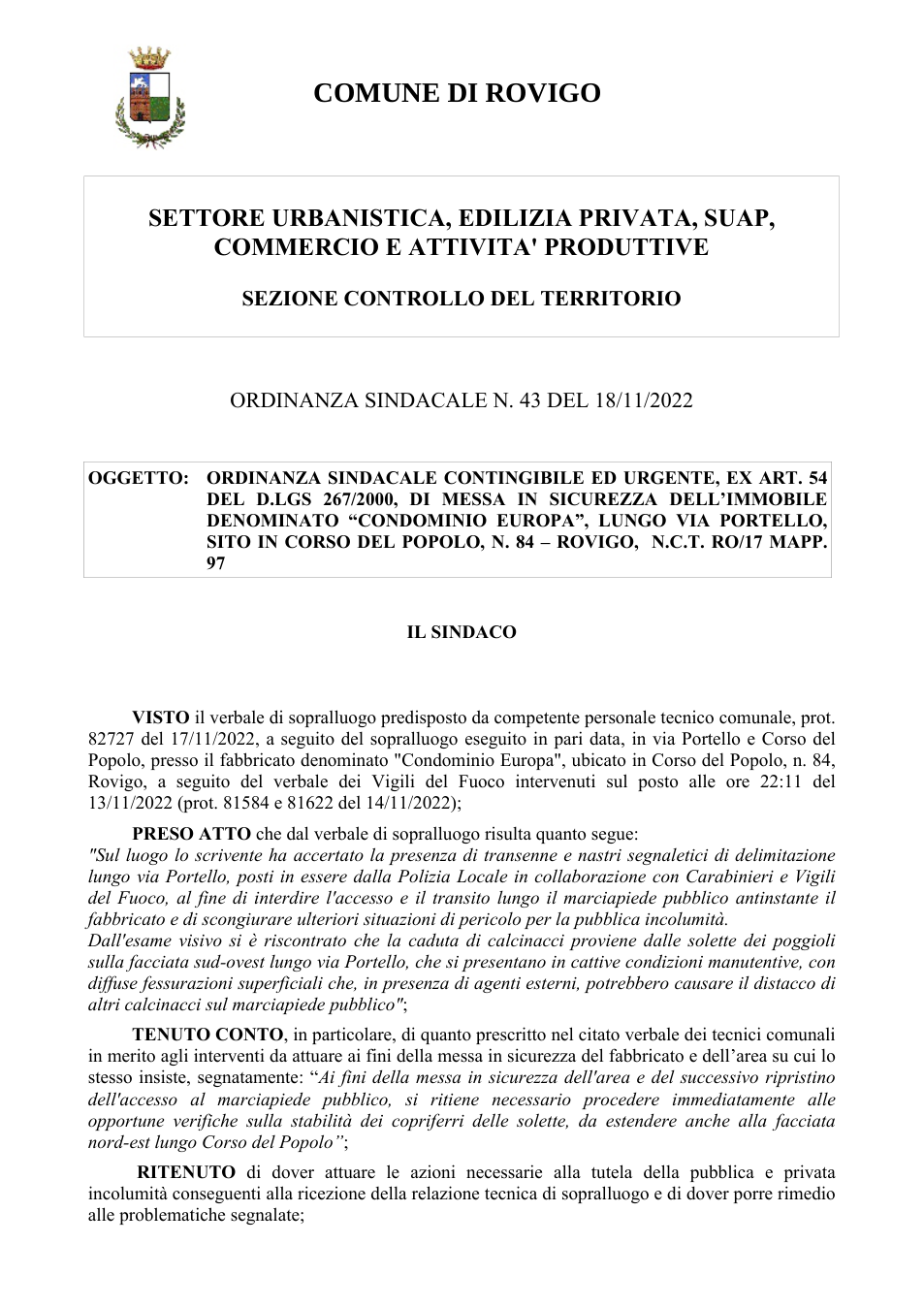 Pagina 1 del documento
