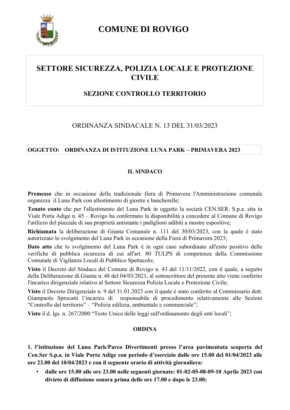 Pagina 1 del documento
