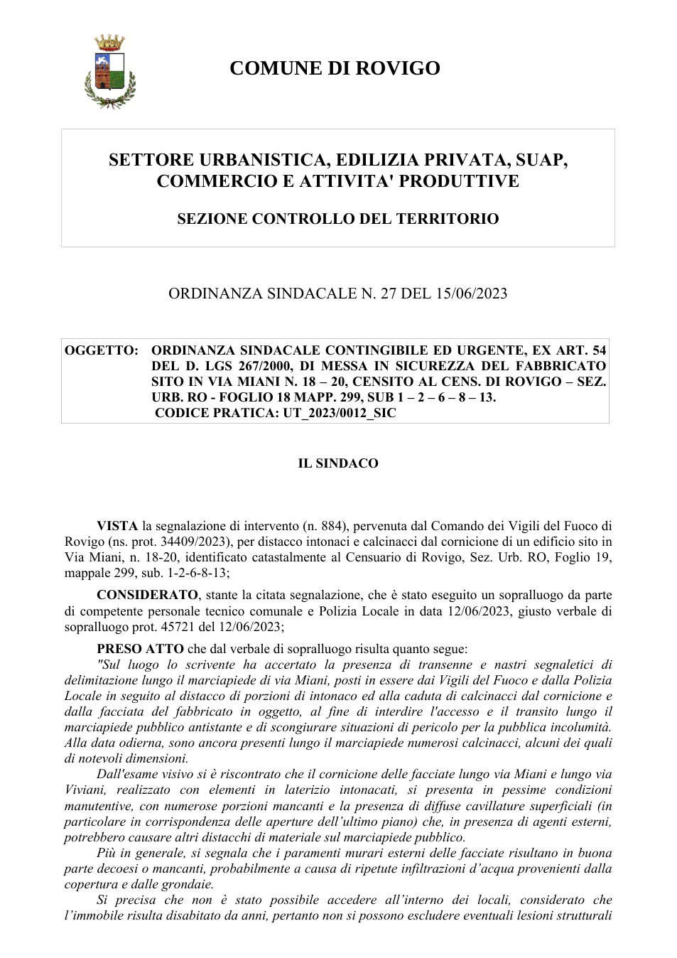 Pagina 1 del documento
