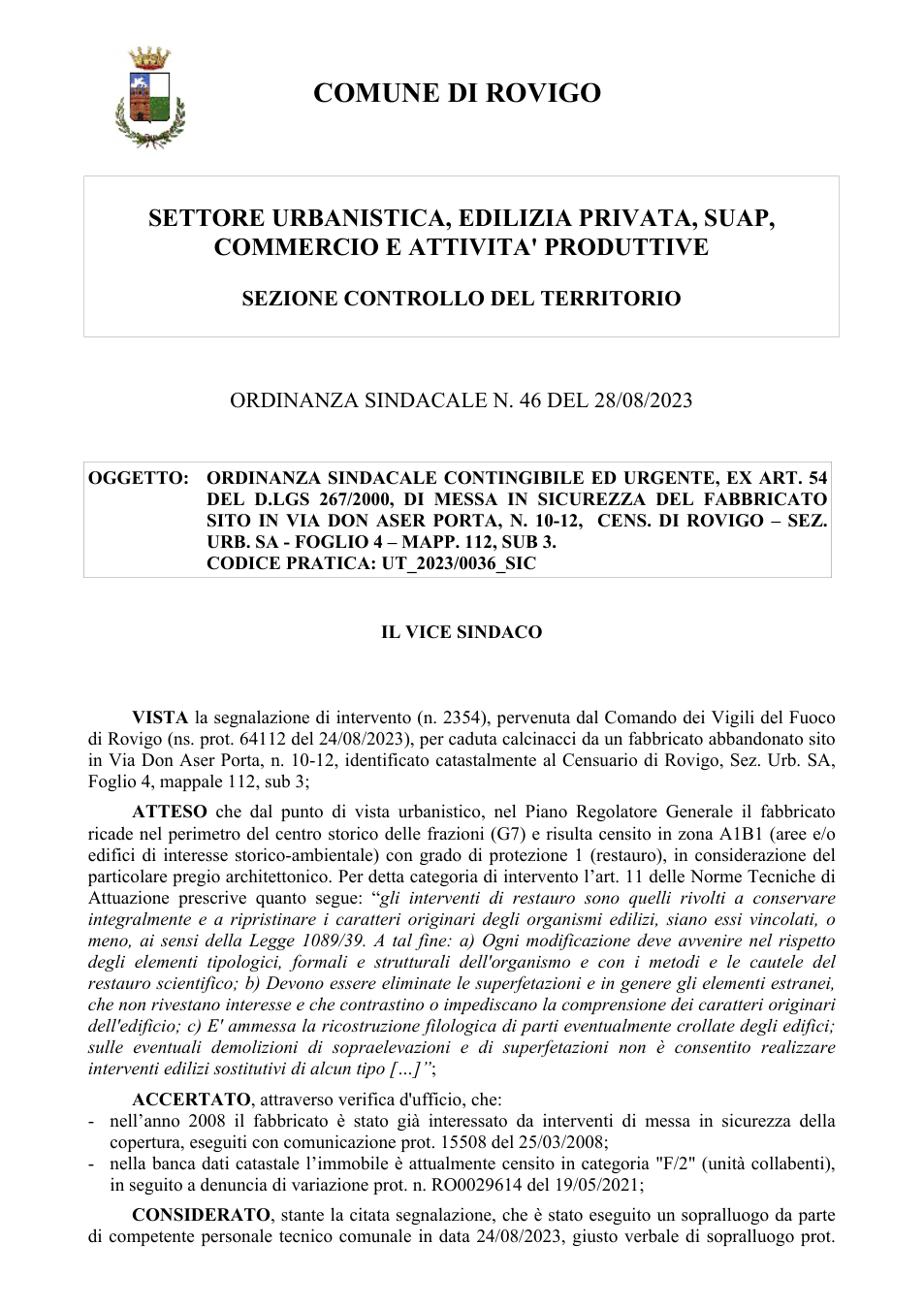 Pagina 1 del documento