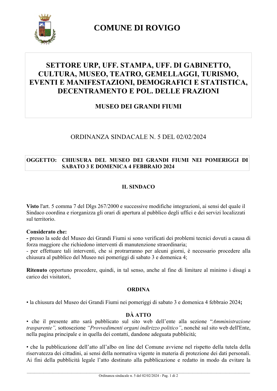 Pagina 1 del documento