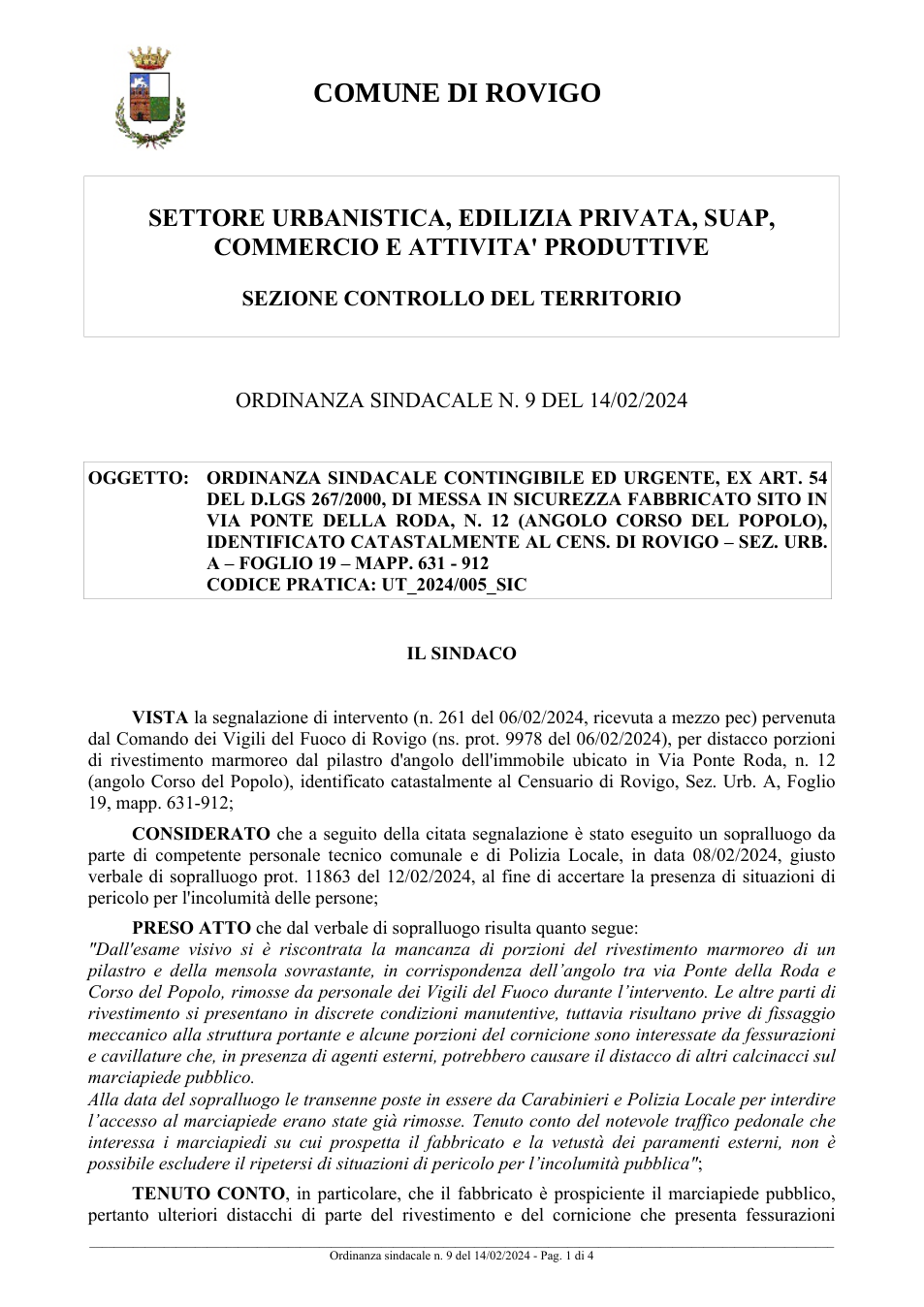 Pagina 1 del documento
