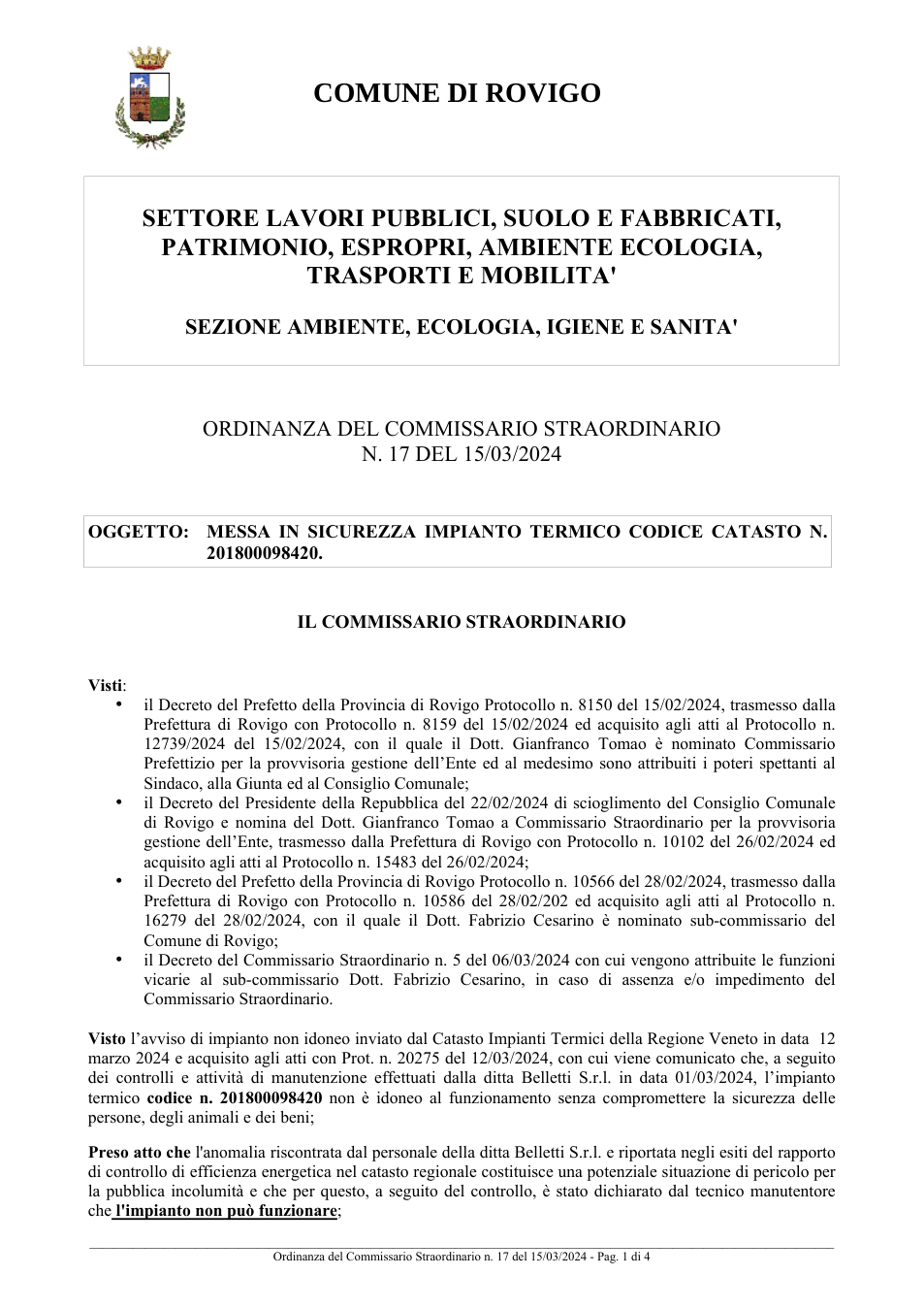 Pagina 1 del documento