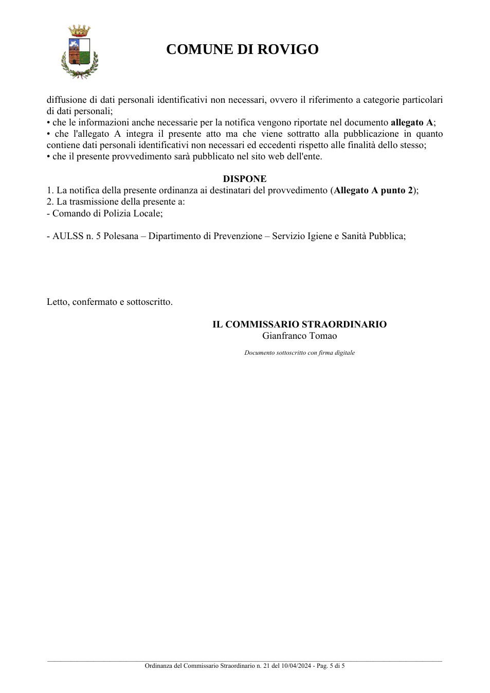 Pagina 5 del documento