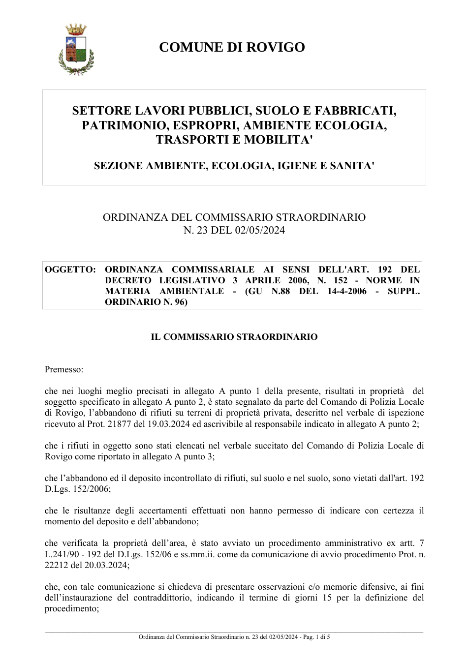 Pagina 1 del documento