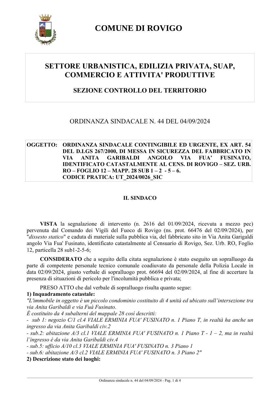 Pagina 1 del documento