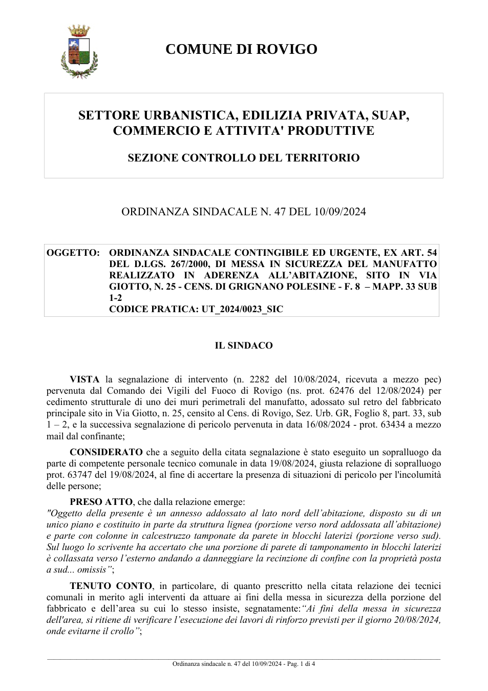 Pagina 1 del documento