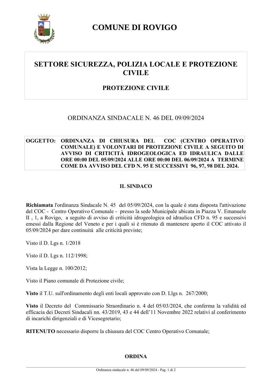 Pagina 1 del documento