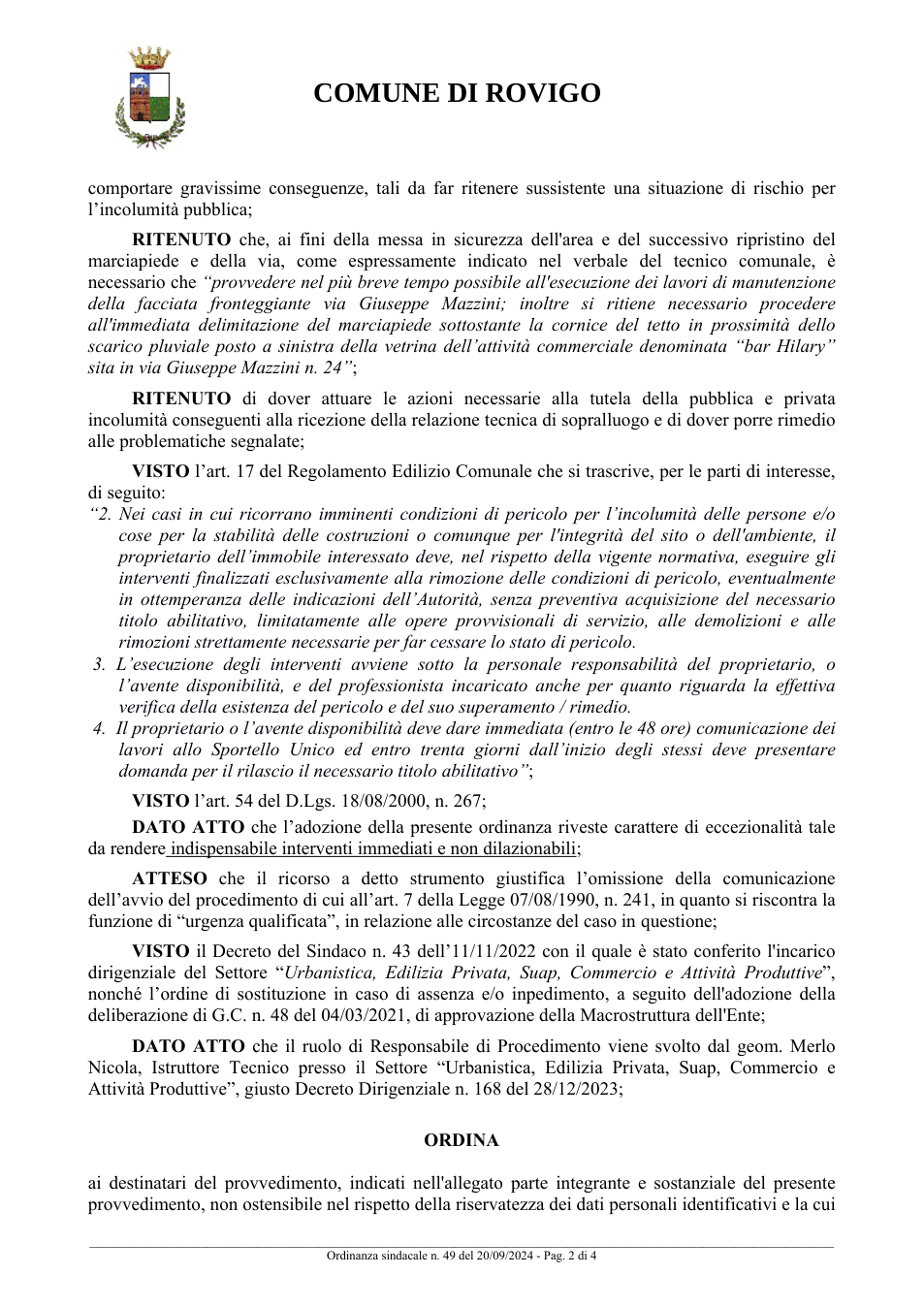 Pagina 2 del documento