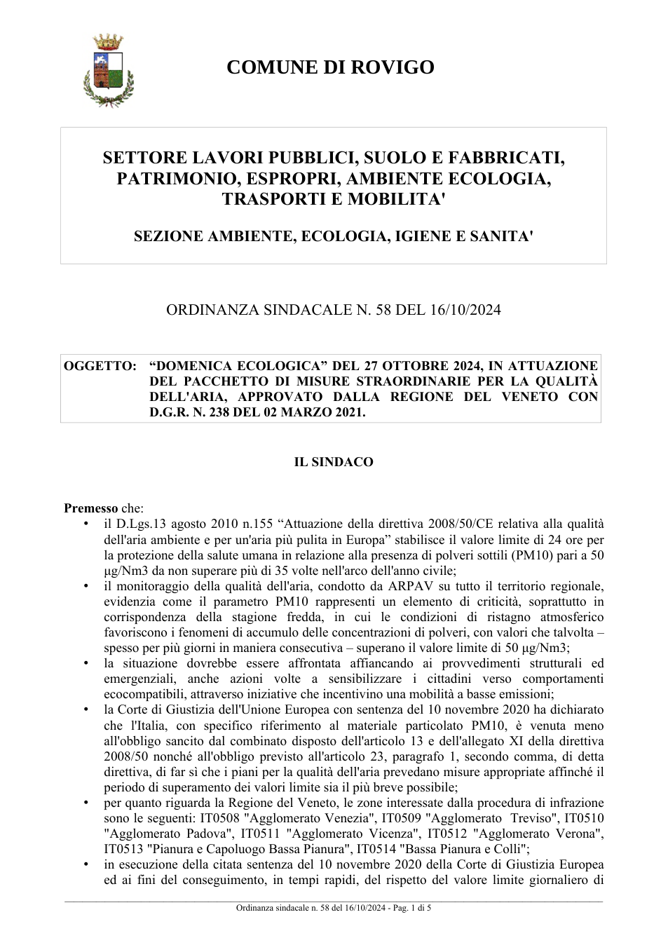 Pagina 1 del documento