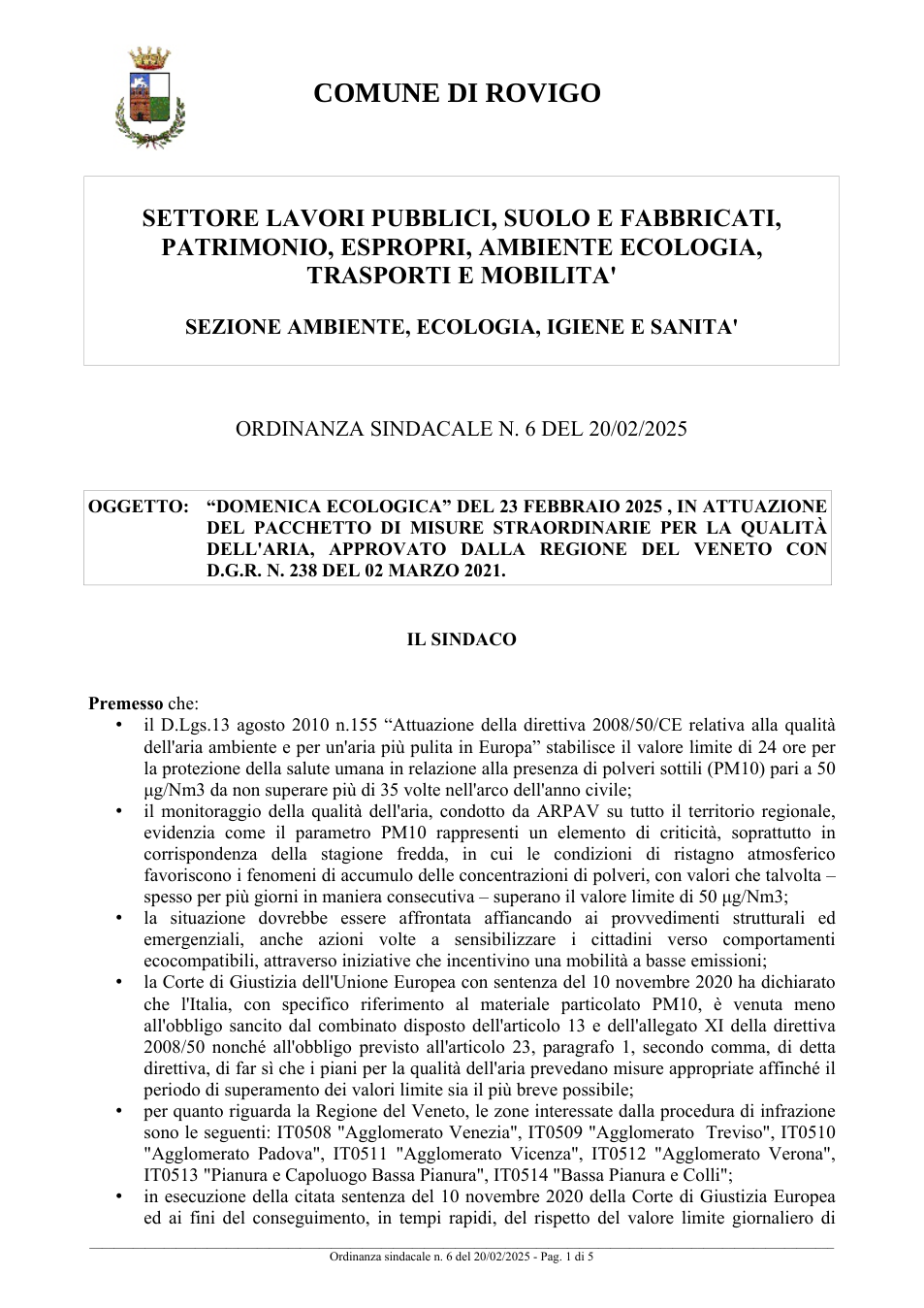Pagina 1 del documento