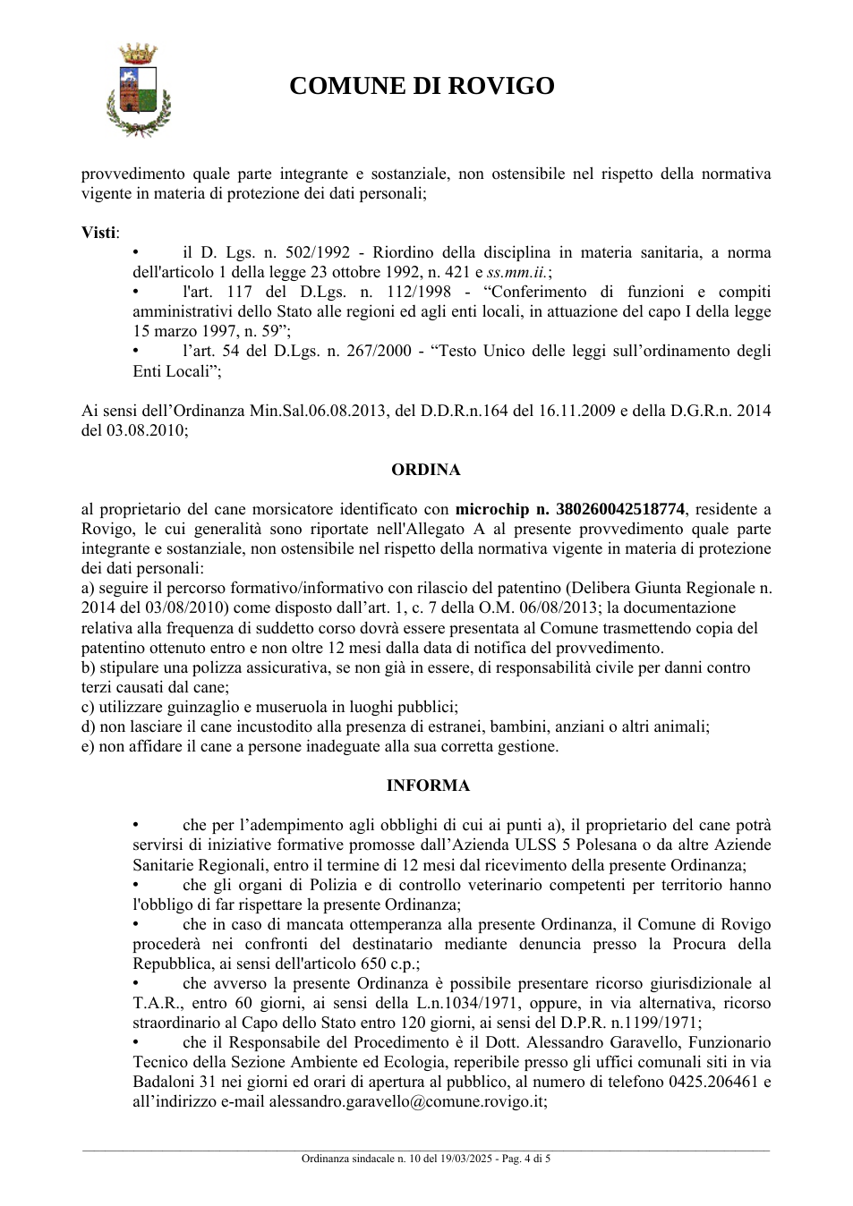 Pagina 4 del documento