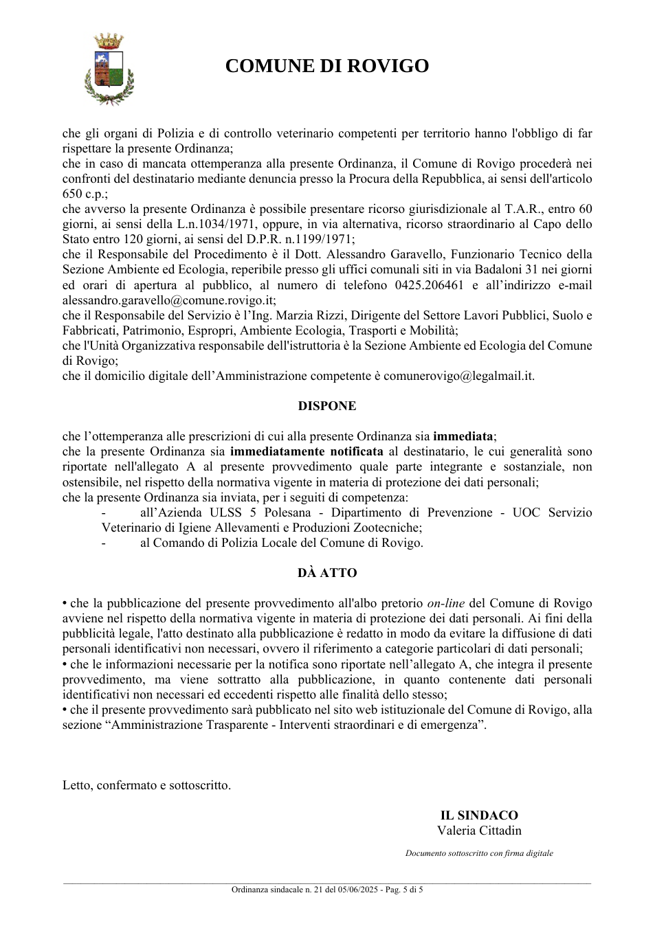 Pagina 5 del documento