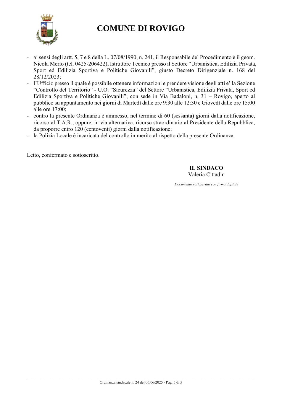 Pagina 5 del documento