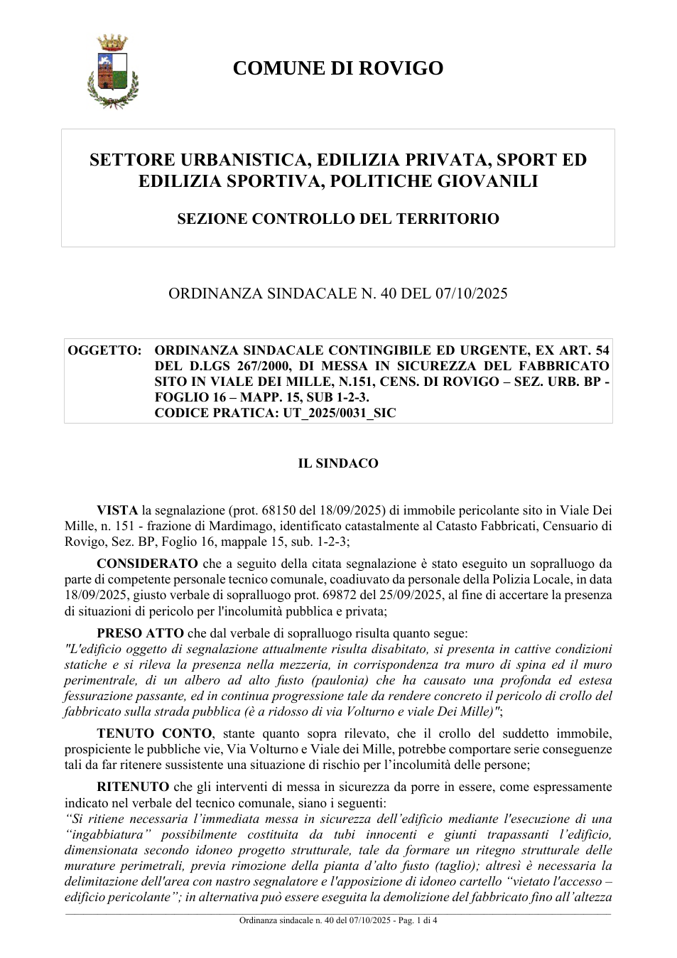 Pagina 1 del documento