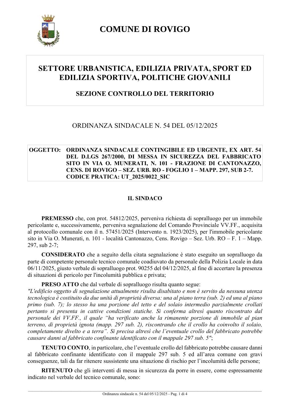 Pagina 1 del documento